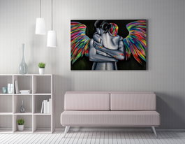 Wallity WY198 Lienzo Decorativo Multicolor 70 x 100 cm